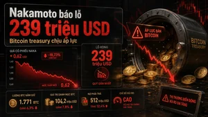 Cổ phiếu Nakamoto giảm sâu sau khoản lỗ lớn