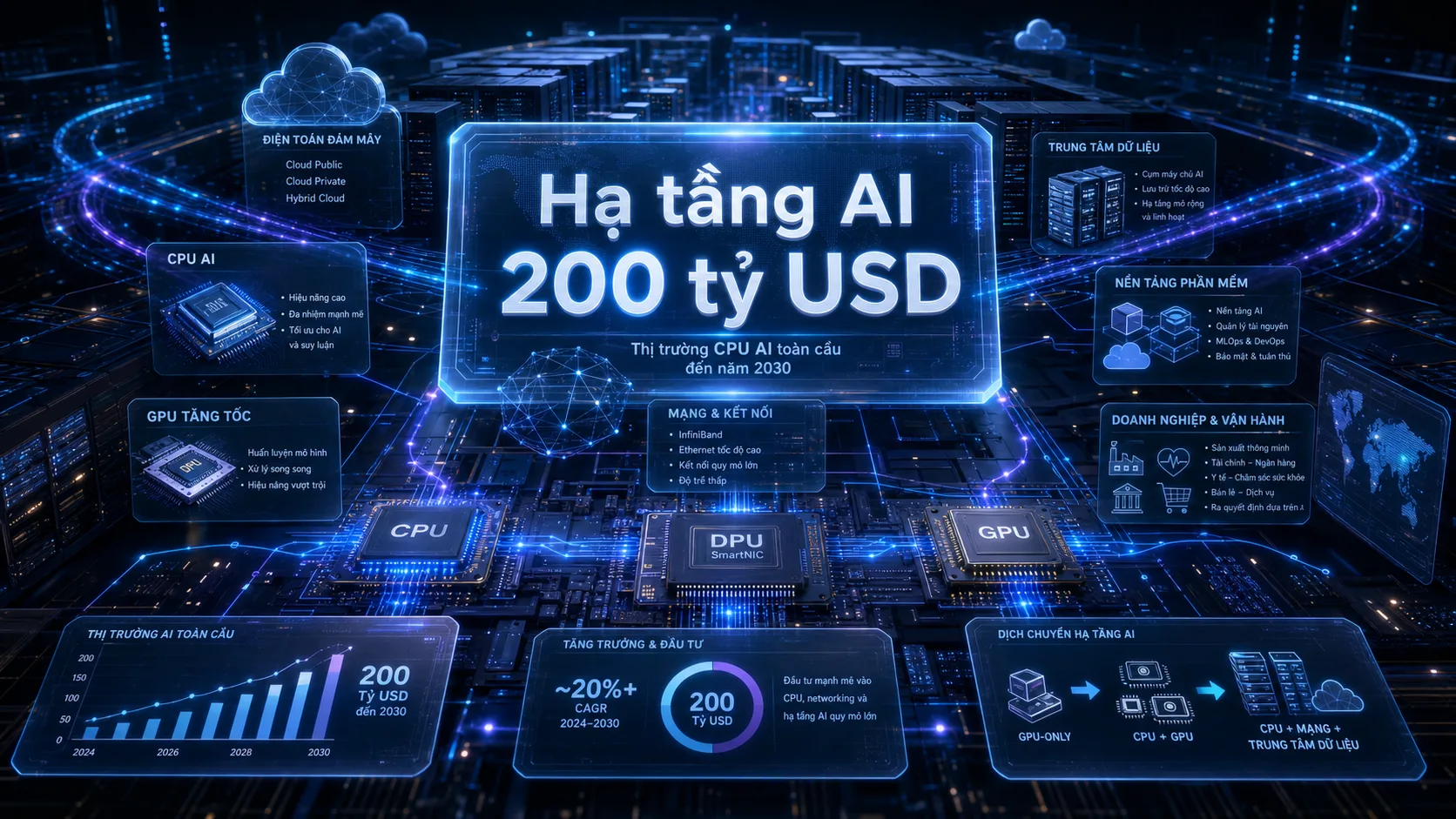 Nvidia và thị trường CPU AI 200 tỷ USD: vì sao đáng chú ý?