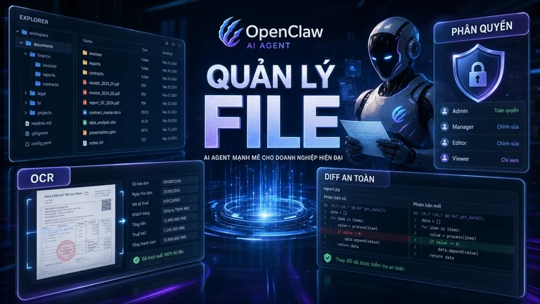 Quản lý file bằng OpenClaw