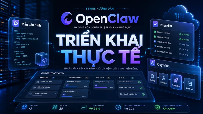 Quy trình triển khai OpenClaw thực tế cho doanh nghiệp