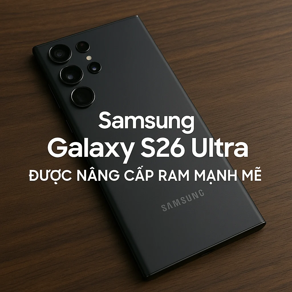 Samsung Galaxy S26 Ultra được nâng cấp RAM mạnh mẽ