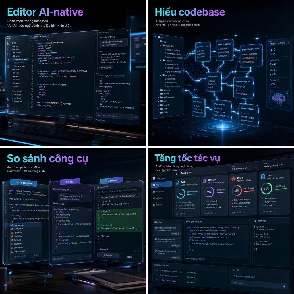 Cursor AI là gì và vì sao lập trình viên quan tâm nhiều đến công cụ này?