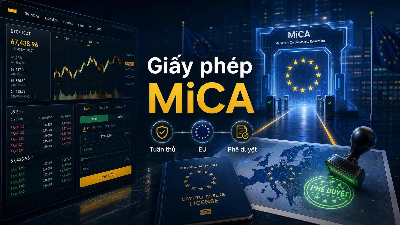 Giấy phép MiCA và ý nghĩa với hoạt động Binance tại EU