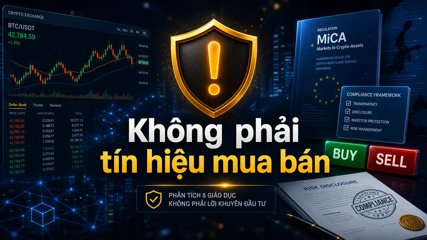 Không xem tin Binance MiCA là tín hiệu mua bán trực tiếp