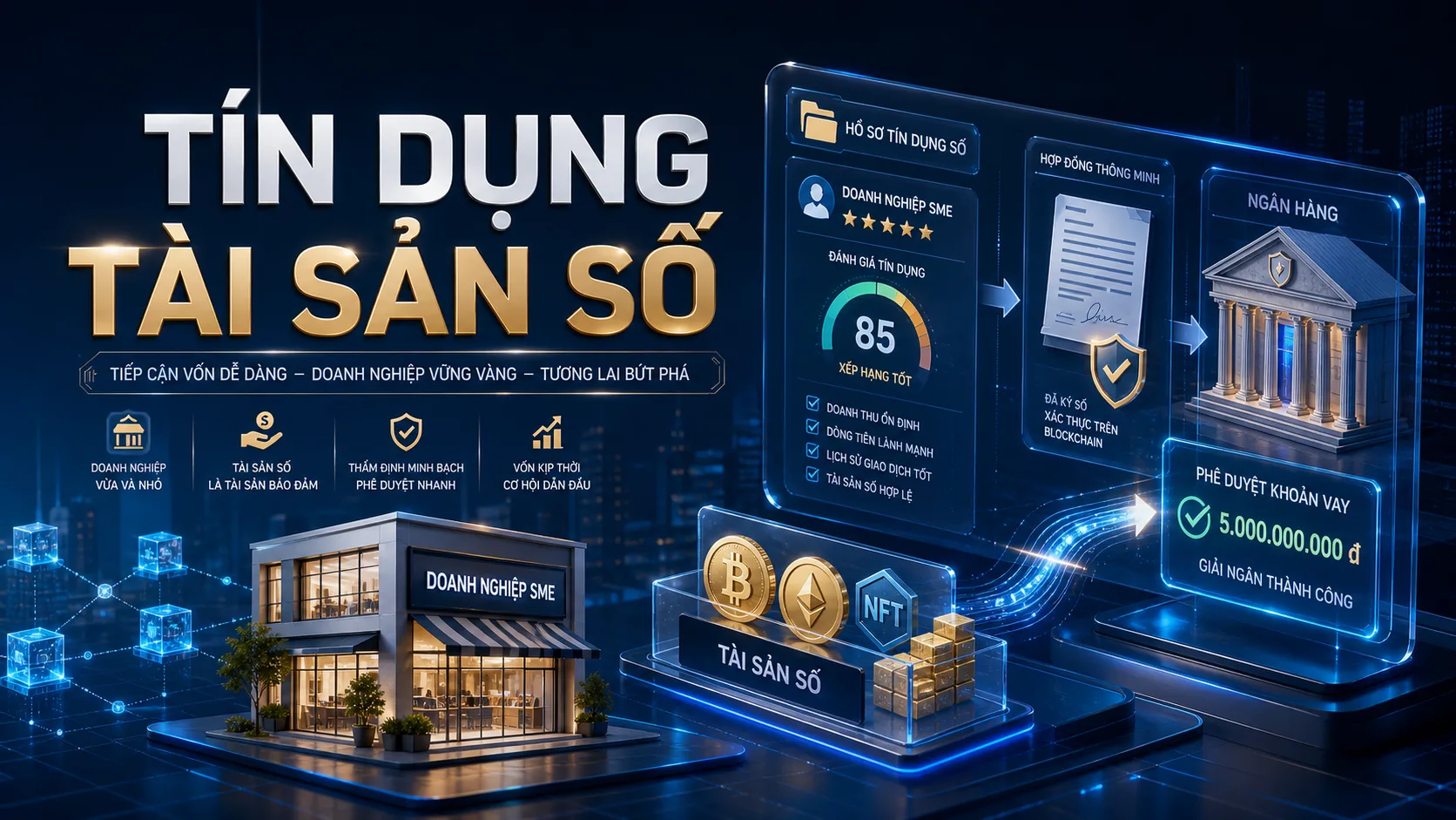 Doanh nghiệp nhỏ và vừa vay vốn bằng tài sản số?