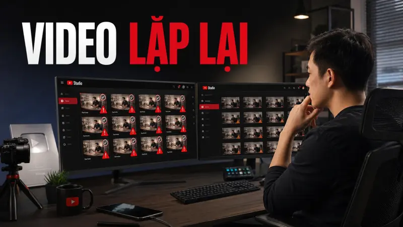 Video YouTube lặp lại và sản xuất theo mẫu