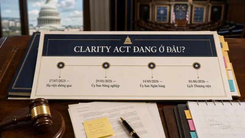 CLARITY Act và tiến trình tại Thượng viện Mỹ