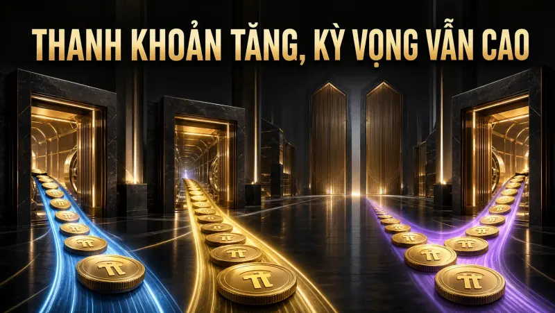 Thanh khoản PI tăng nhưng kỳ vọng niêm yết vẫn cao
