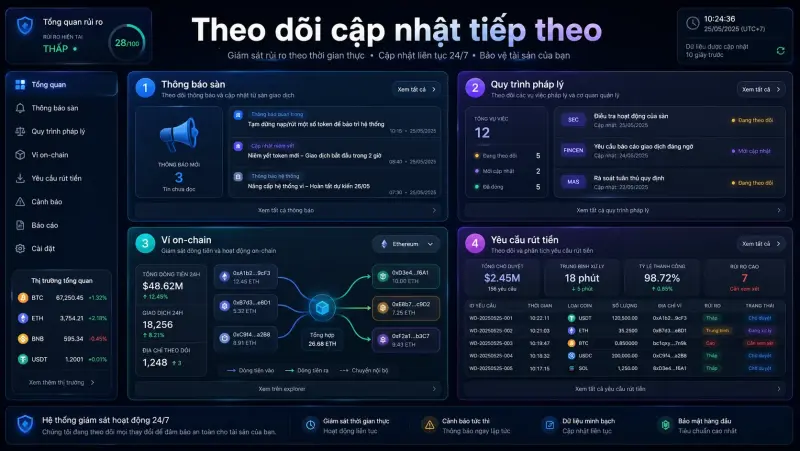 Theo dõi cập nhật tiếp theo từ AscendEX và quy trình rút tiền