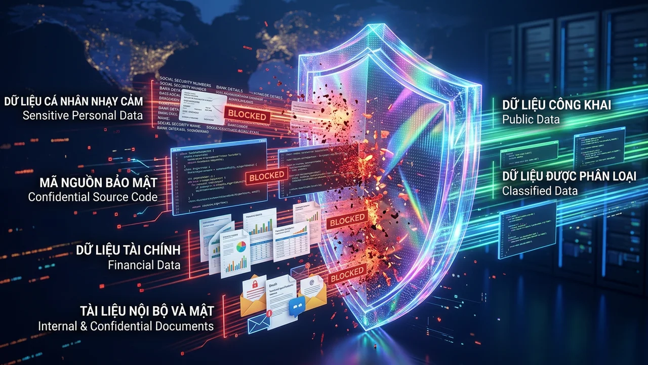 4 loại dữ liệu tuyệt đối không được đưa trực tiếp vào prompt - prompt bảo mật doanh nghiệp