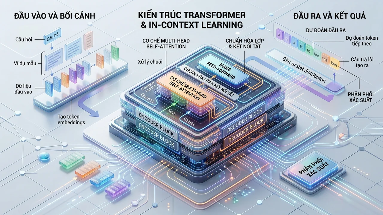 Bản chất cơ chế In-Context Learning trong kiến trúc Transformer - few shot prompting là gì