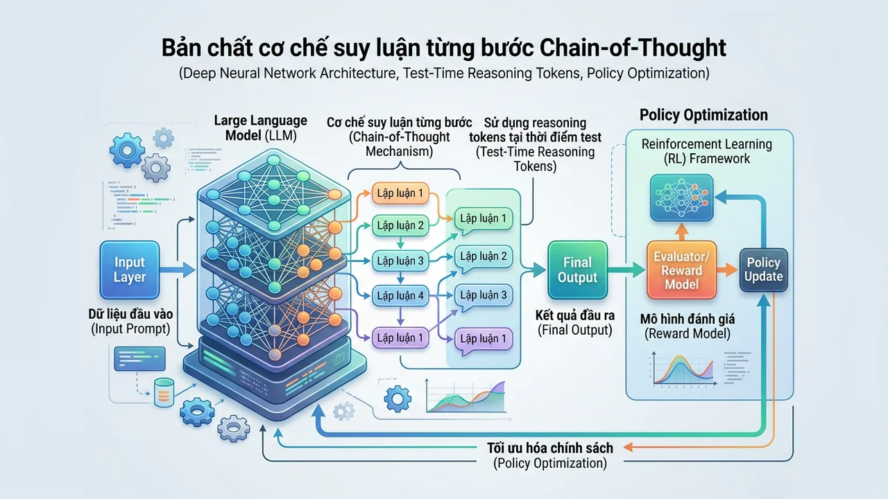 Bản chất cơ chế suy luận từng bước (Chain-of-Thought) - chain of thought prompt