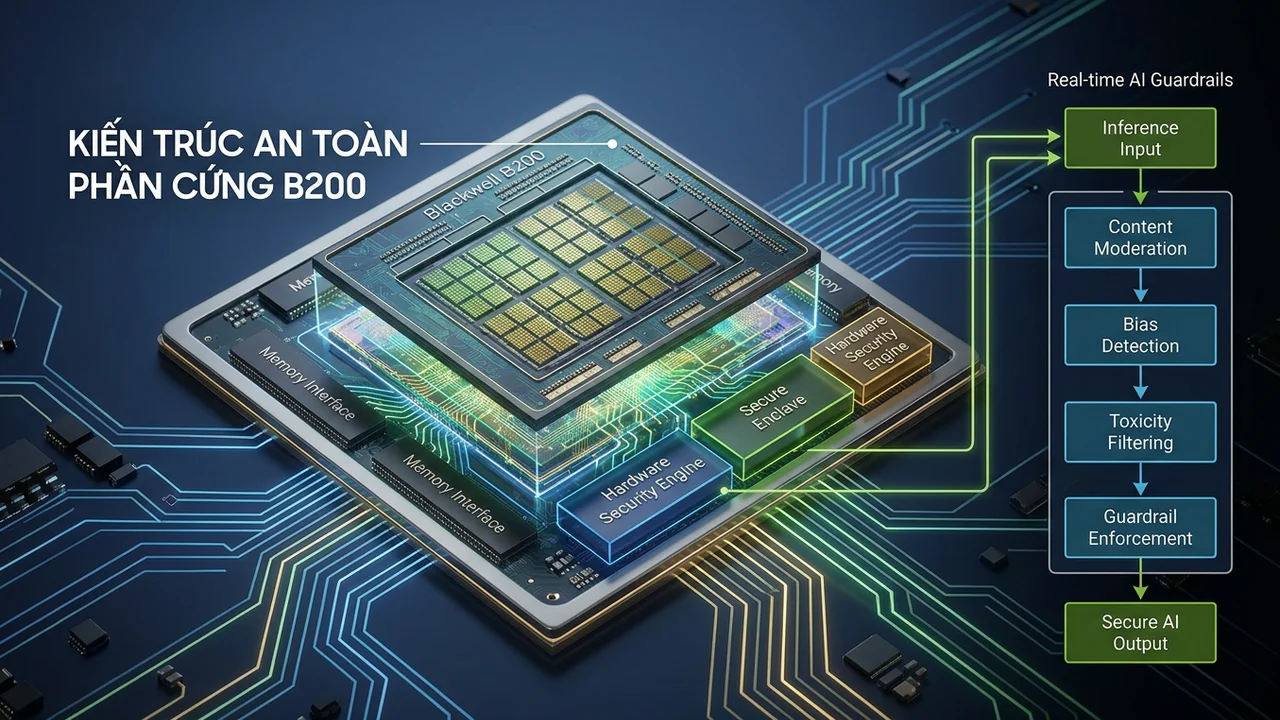 Cách tiếp cận an toàn hệ thống: Từ chip Blackwell/Rubin đến NeMo Guardrails - Tuyên bố của CEO Nvidia về rủi ro AI