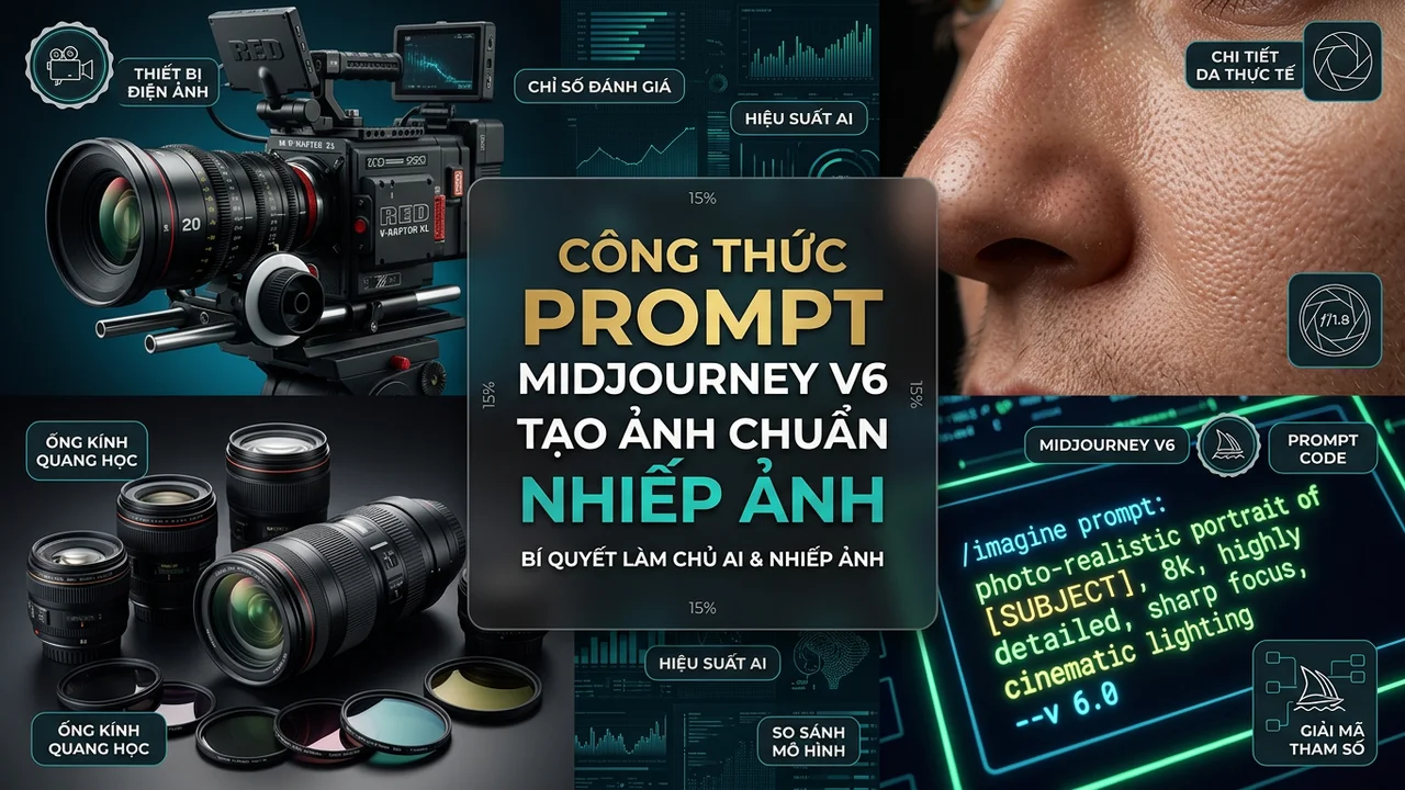 Công Thức Prompt Midjourney V6 Tạo Ảnh Chuẩn Nhiếp Ảnh - prompt midjourney v6 tạo ảnh