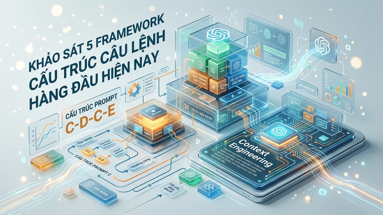 Khảo sát 5 framework cấu trúc câu lệnh hàng đầu hiện nay - công thức viết prompt
