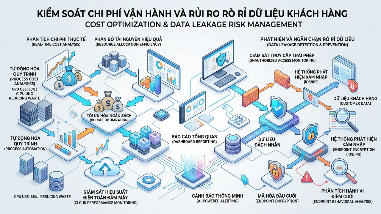 Kiểm soát chi phí vận hành và rủi ro rò rỉ dữ liệu khách hàng - Quy trình tự động hóa email khách hàng bằng AI không cần biết code