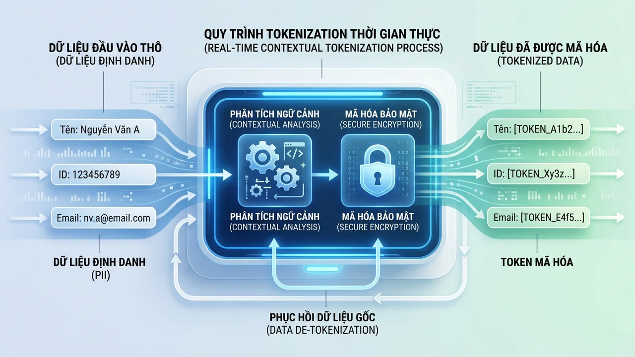 Kỹ thuật che giấu thông tin định danh (Data Masking & Pseudonymization) - prompt bảo mật doanh nghiệp