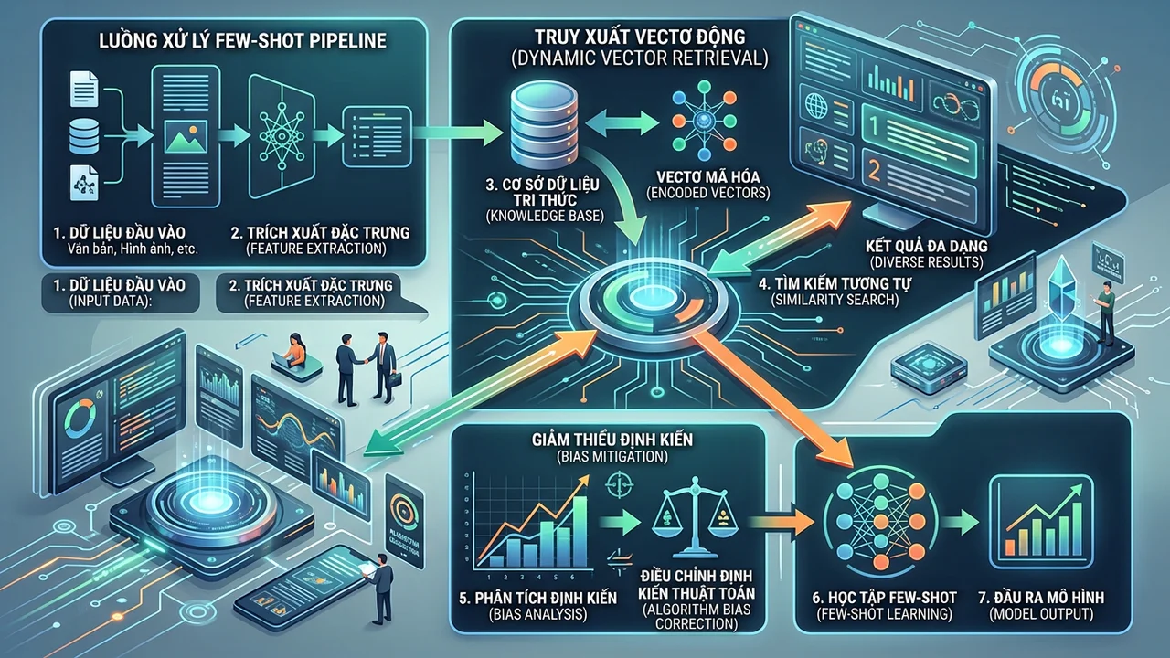 Kỹ thuật chọn lọc và đa dạng hóa ví dụ để tránh hiện tượng Recency Bias - few shot prompting là gì