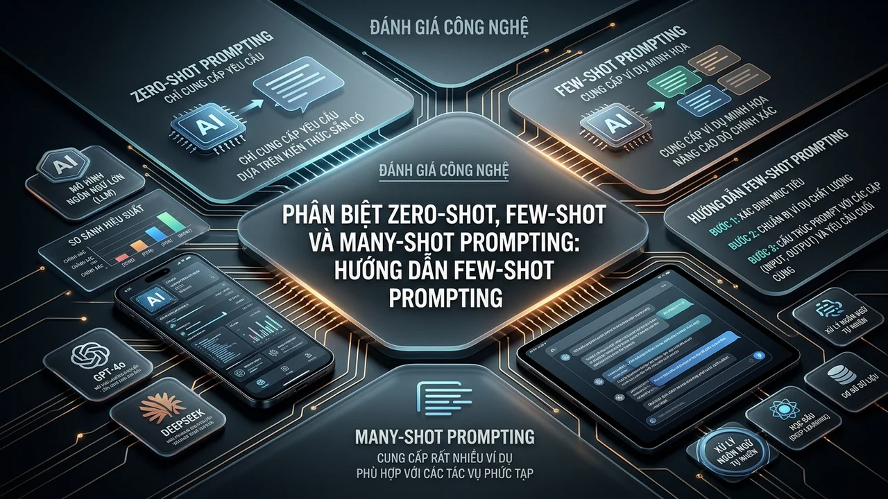 Phân Biệt Zero-Shot, Few-Shot và Many-Shot Prompting: Hướng dẫn few-shot prompting - few-shot prompting
