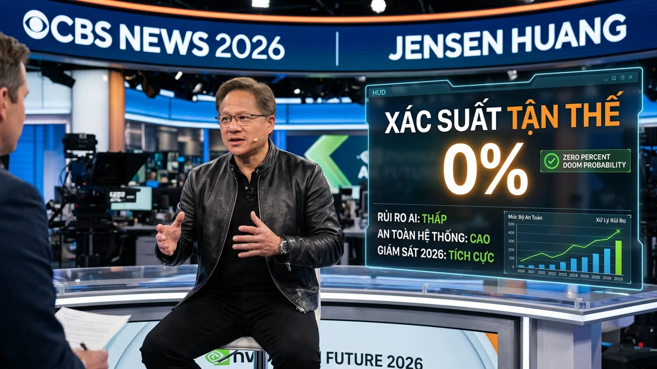 Phát ngôn ngày 19/9/2026: Jensen Huang bác bỏ hoàn toàn thuyết tận thế AI - Tuyên bố của CEO Nvidia về rủi ro AI