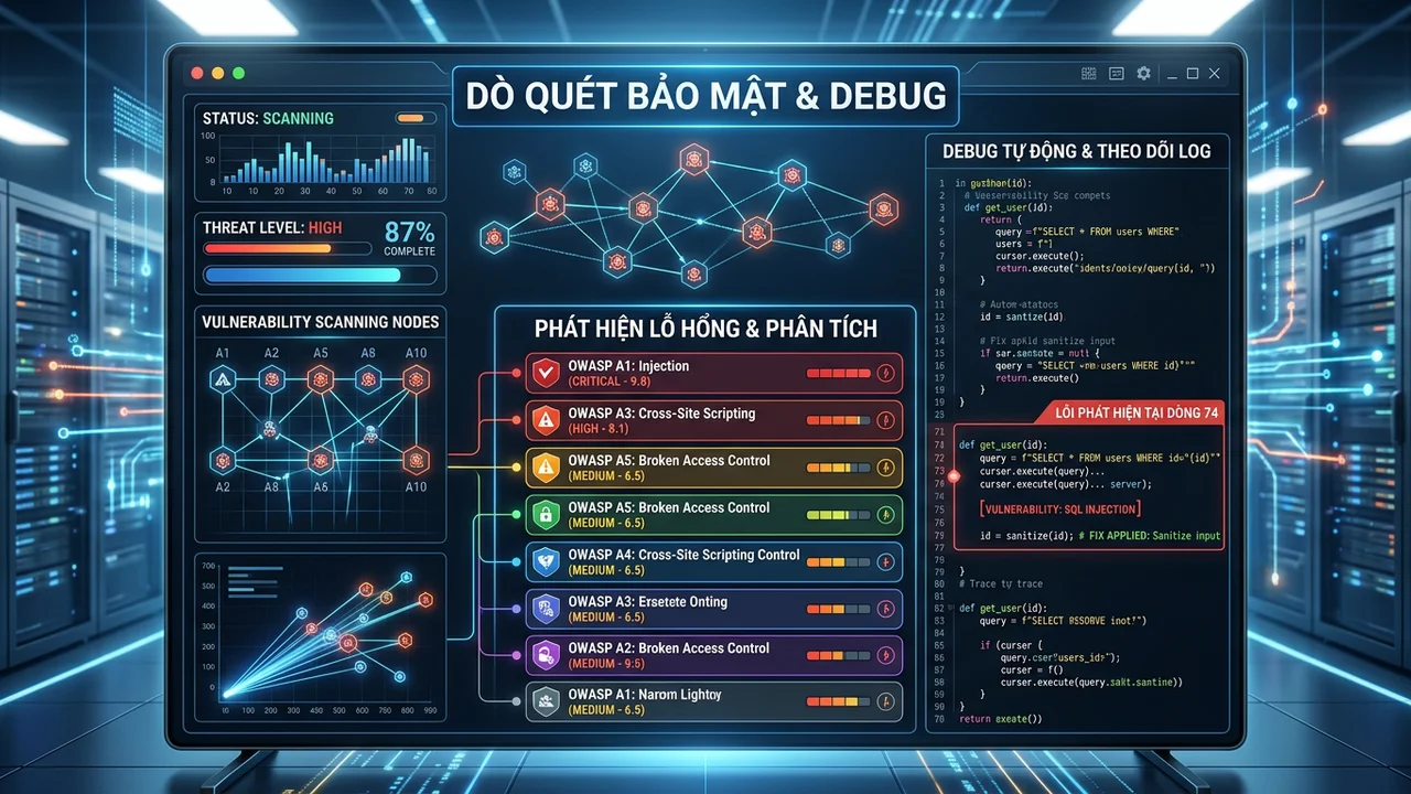 Prompt phát hiện lỗ hổng bảo mật và Debug tự động - prompt lập trình code
