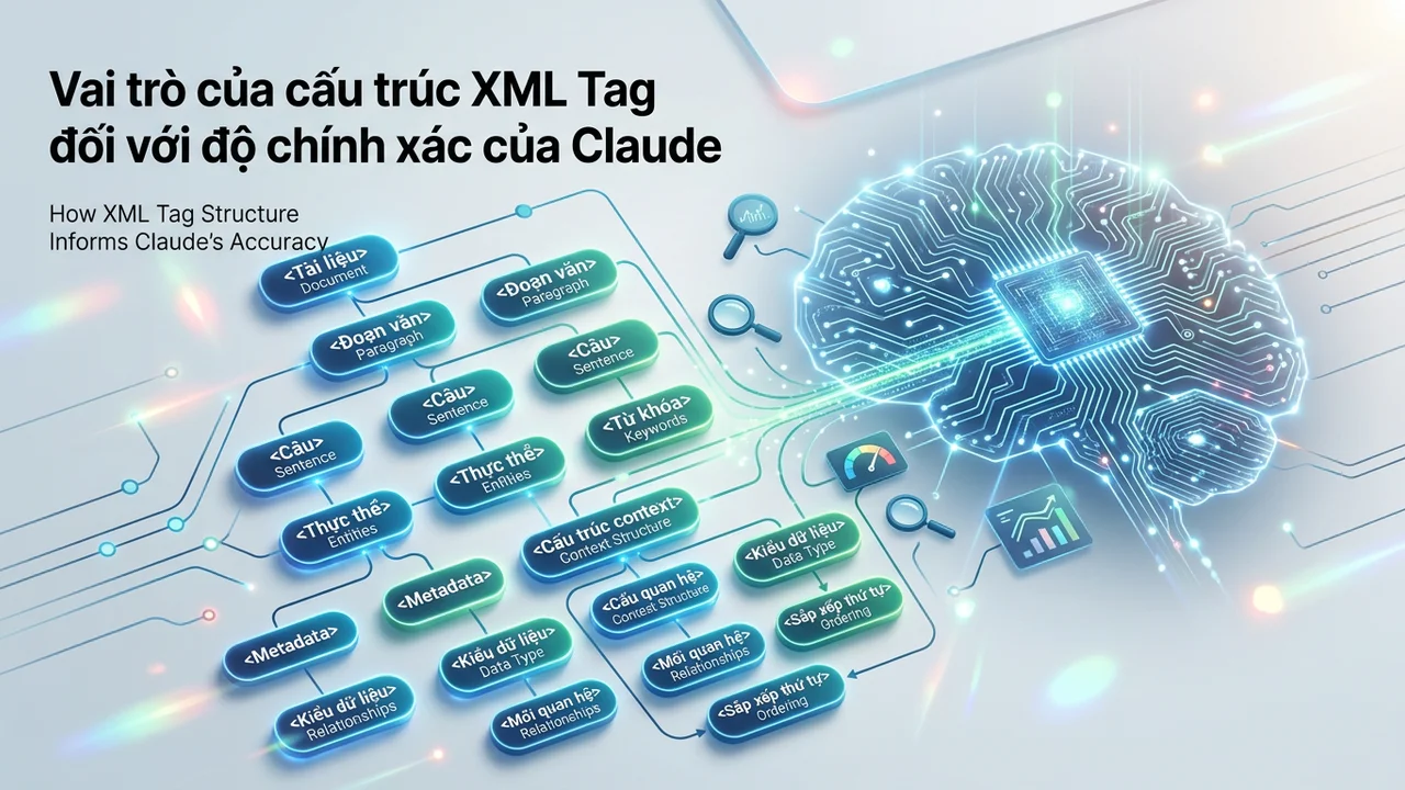 Vai trò của cấu trúc XML Tag đối với độ chính xác của Claude - system prompt Claude 5 Sonnet