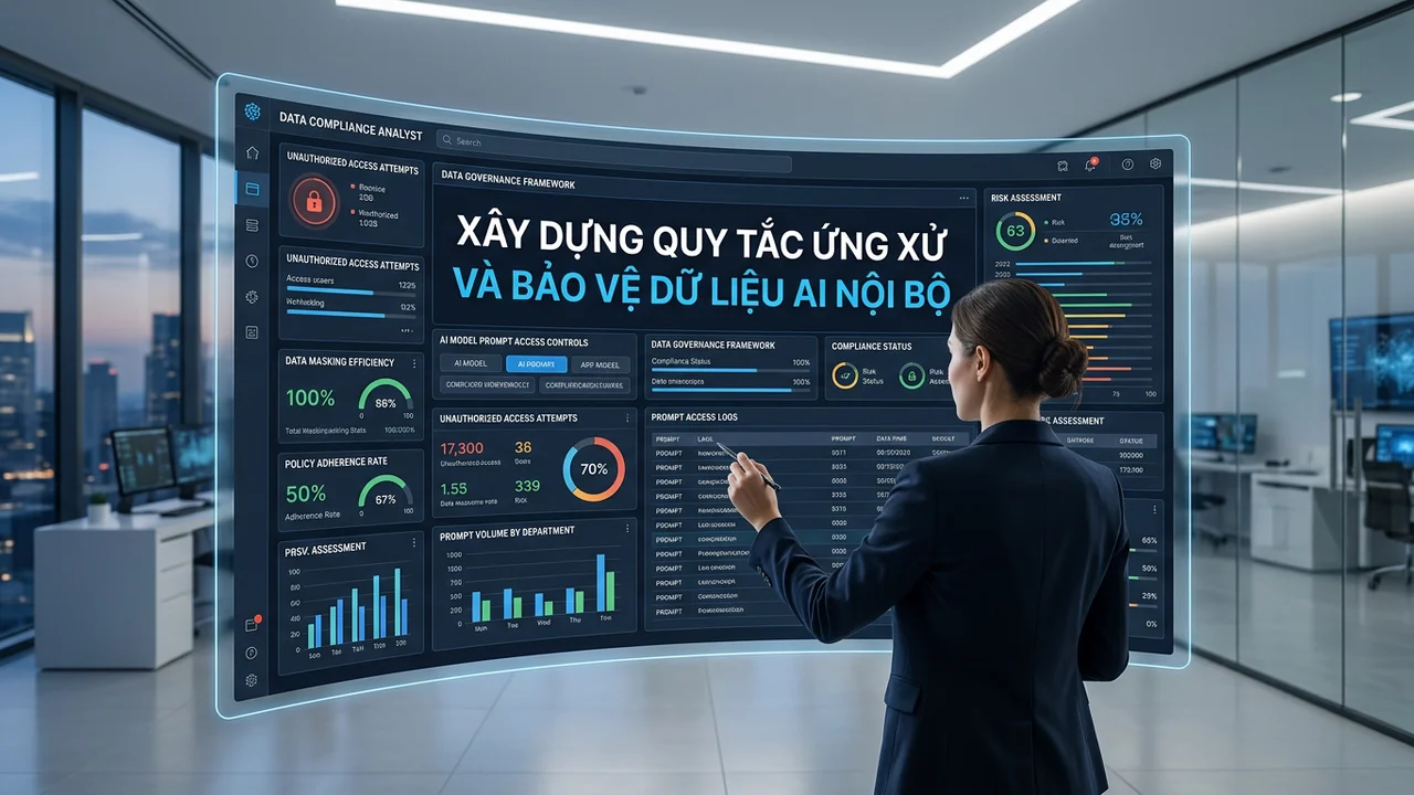 Xây dựng quy tắc ứng xử và bảo vệ dữ liệu AI nội bộ (AI Policy) - prompt bảo mật doanh nghiệp
