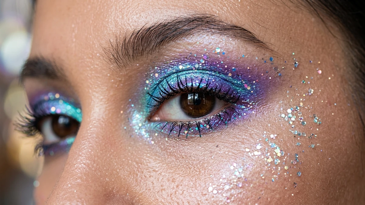 Kết quả tạo từ Chân dung Cận Cảnh Trang Điểm Nghệ Thuật Beauty Holographic & Kim Tuyến