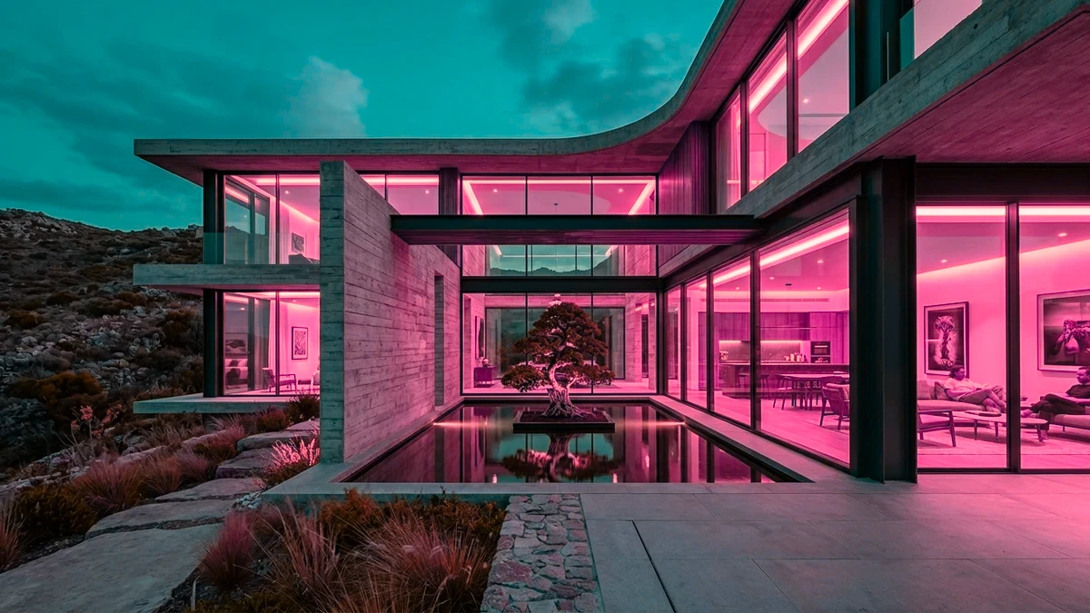 Kết quả tạo từ Kiến Trúc Biệt Thự Sa Mạc Mid-Century Modern Palm Springs Thời Thượng