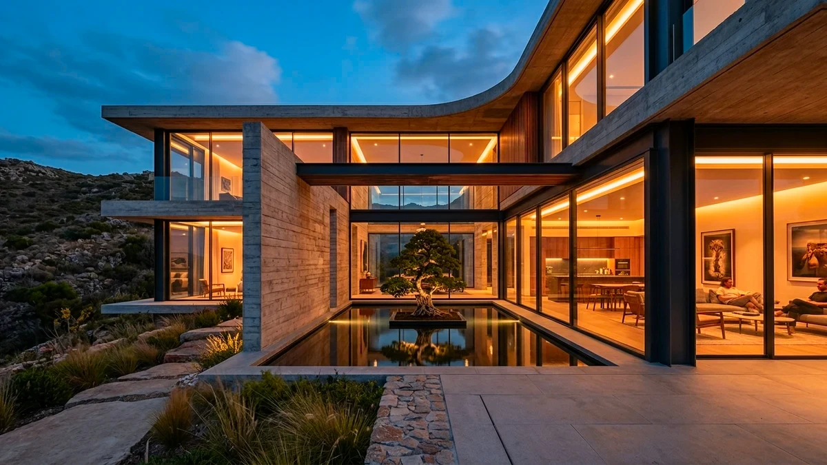 Kết quả tạo từ Nội Thất Phòng Ngủ Master Phong Cách Quiet Luxury Êm Ái Tông Màu Be Trắng