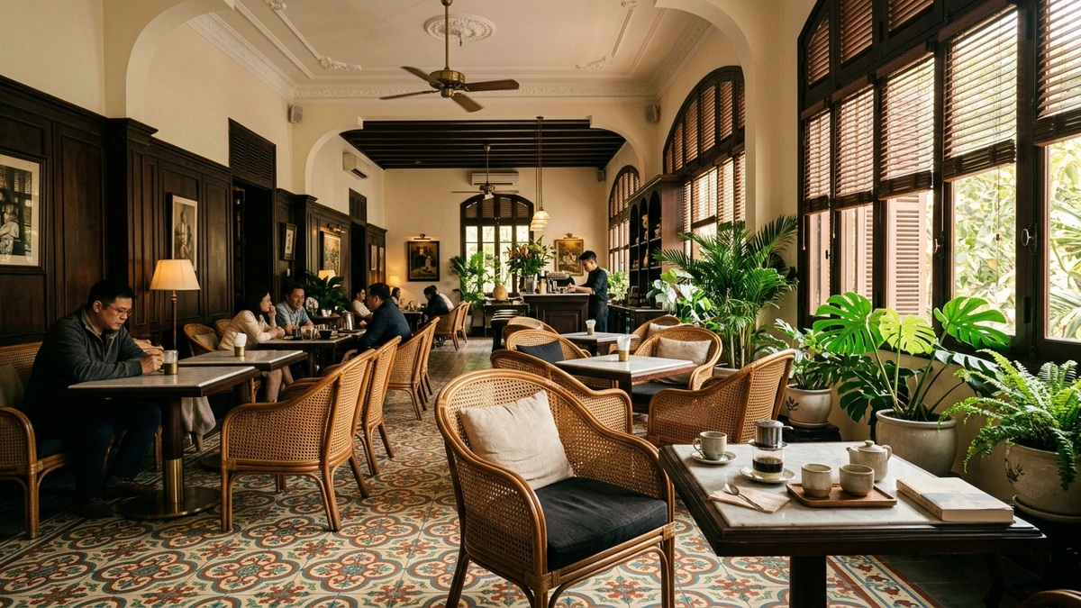 Kết quả tạo từ Nội Thất Quán Cà Phê Phong Cách Đông Dương Indochine Gạch Bông Cổ Điển