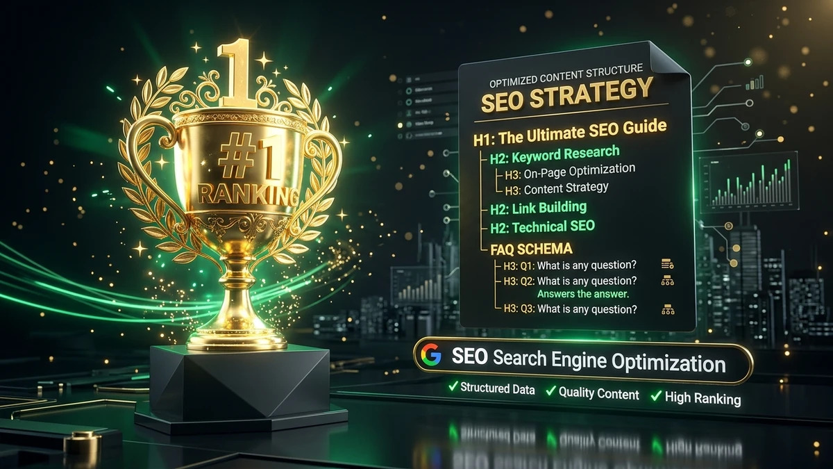 Kết quả tạo từ Tạo dàn ý bài viết chuẩn SEO Top 1 Google (H2, H3, FAQ Schema)