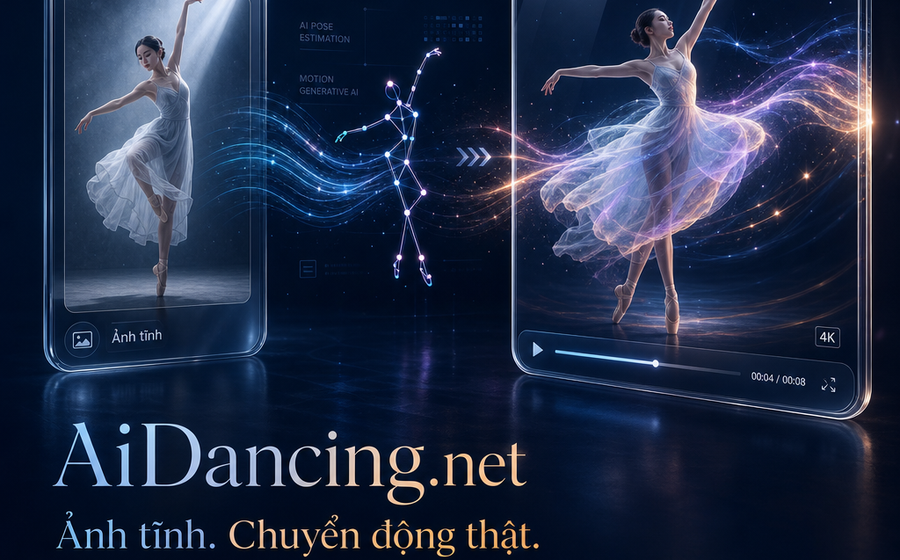AiDancing.net - Tạo video nhảy AI từ ảnh