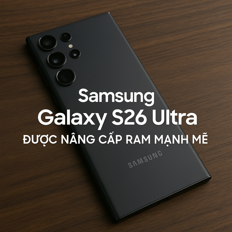 Ảnh đại diện bài viết: Samsung Galaxy S26 Ultra được nâng cấp RAM mạnh mẽ