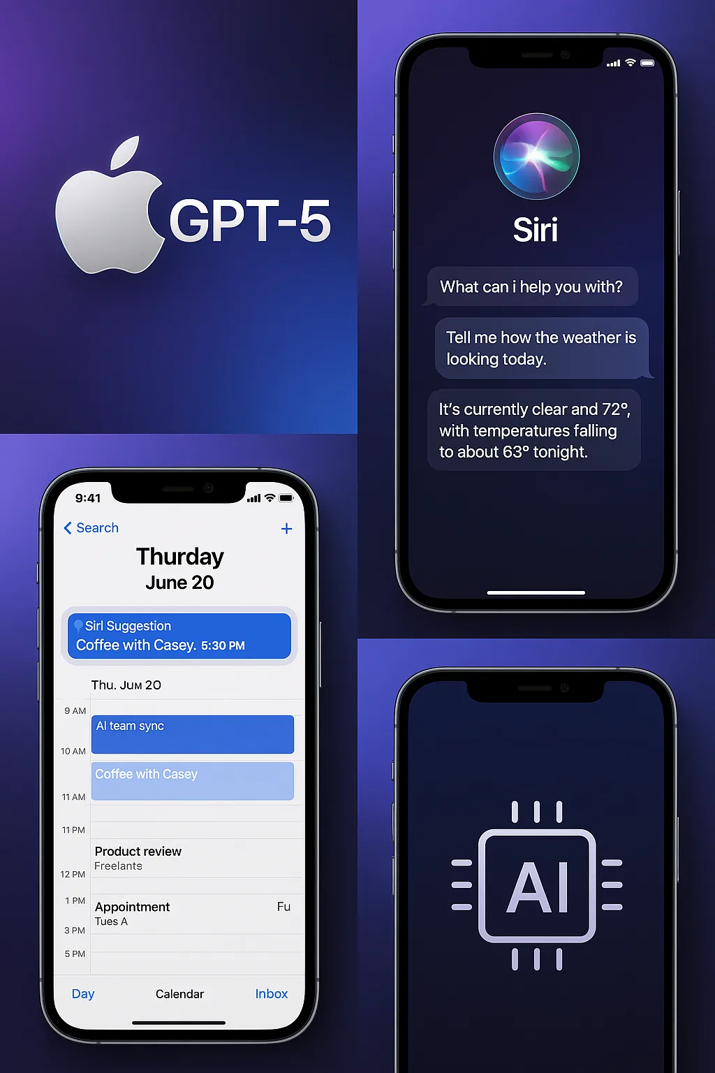 Ảnh đại diện bài viết: Apple sắp “kết đôi” với GPT-5: Trợ lý ảo thông minh hơn bao giờ hết