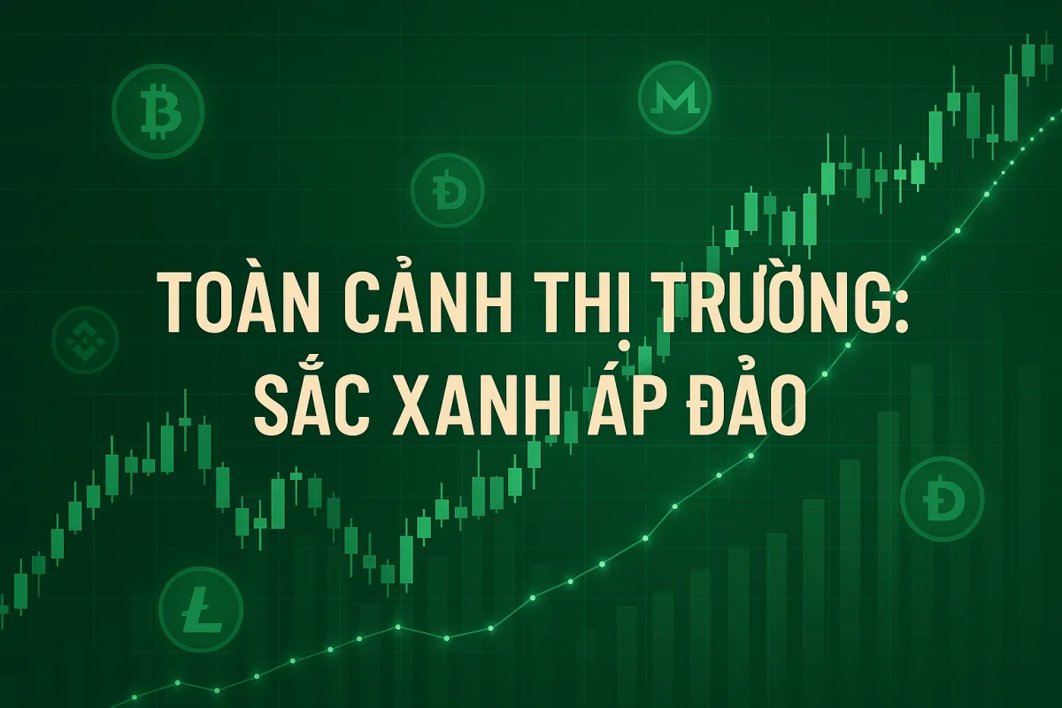 Toàn cảnh thị trường xanh áp đảo