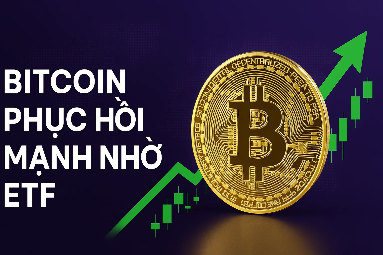 Ảnh đại diện bài viết: Bitcoin phục hồi mạnh nhờ ETF, niềm tin vào thị trường gia tăng