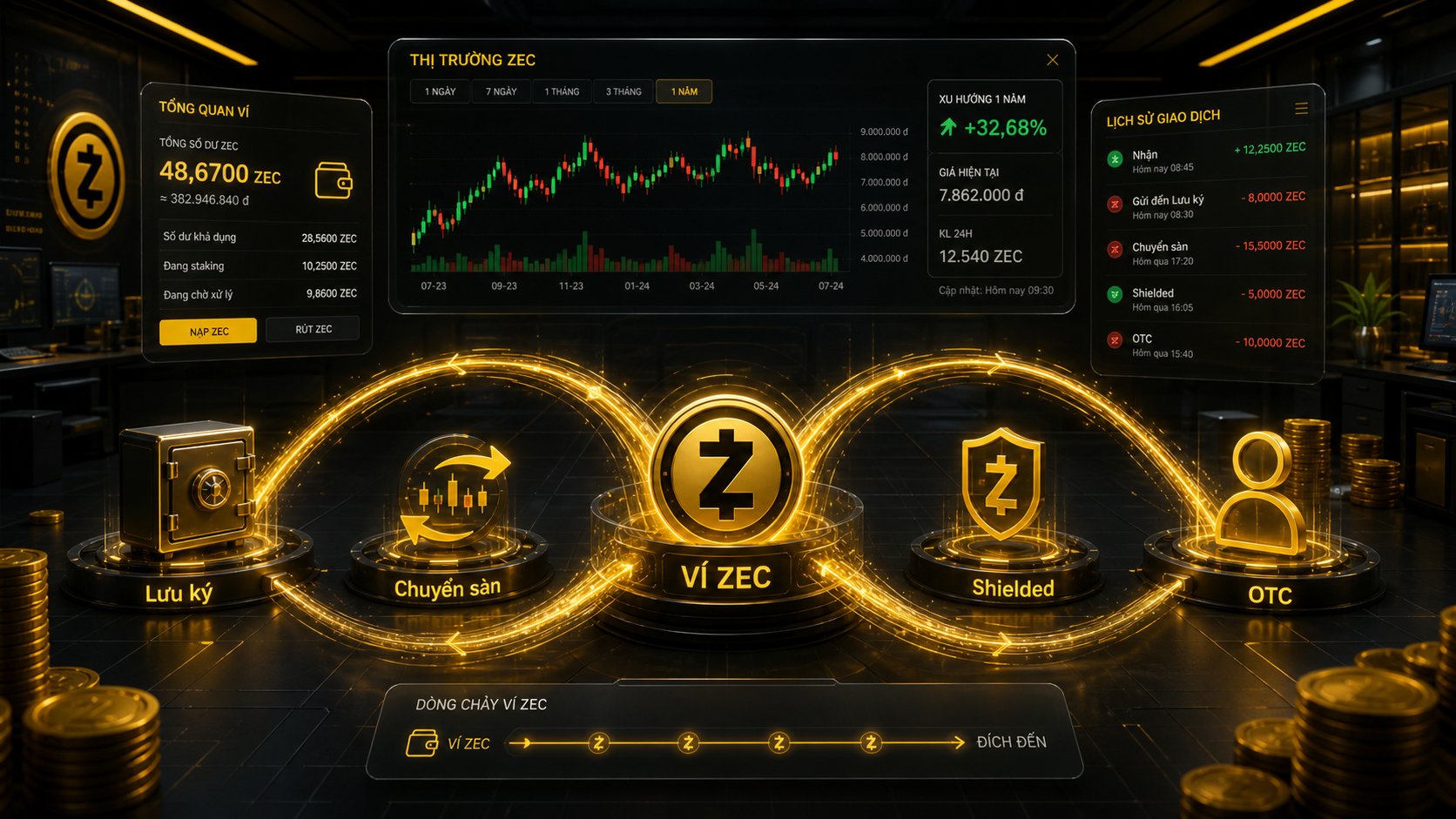 Các kịch bản sau khi ZEC được rút khỏi Binance