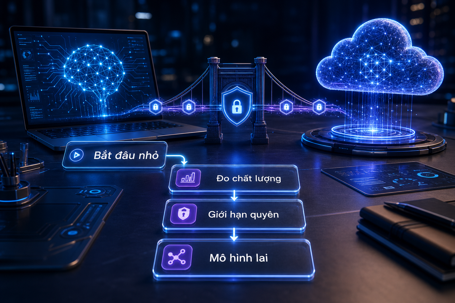 Bắt đầu local AI bằng mô hình lai