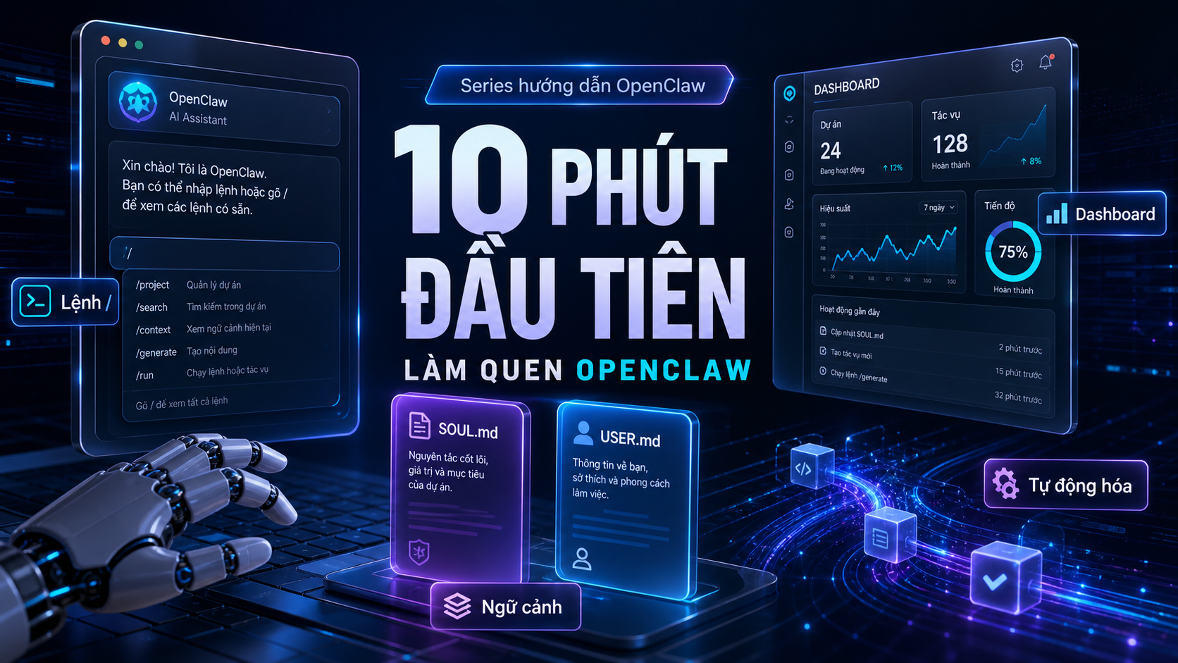 10 phút đầu tiên với OpenClaw