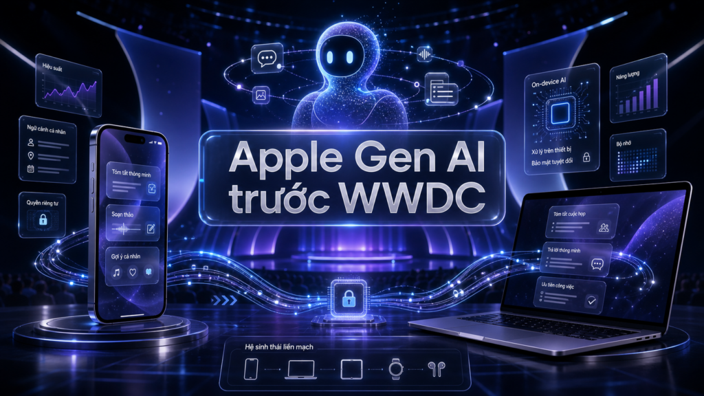 Apple Gen AI trước WWDC - Apple Gen AI