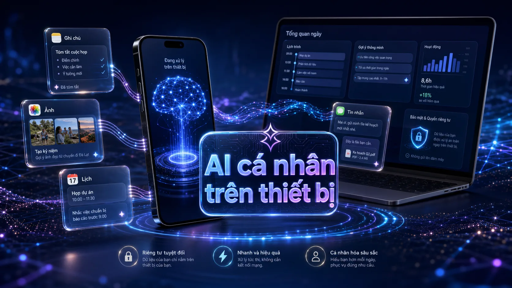 AI cá nhân trên thiết bị - Apple Gen AI