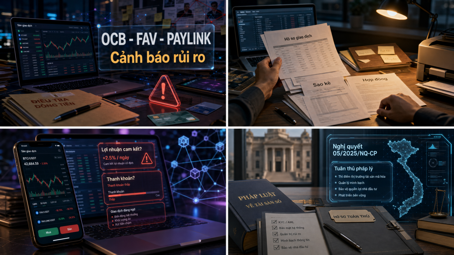 Bộ Công an đề nghị nhà đầu tư OCB, FAV, PAYLINK cung cấp hồ sơ: cảnh báo rủi ro tiền điện tử tự phát Bộ Công an đề nghị nhà đầu tư OCB FAV PAYLINK cung cấp hồ sơ