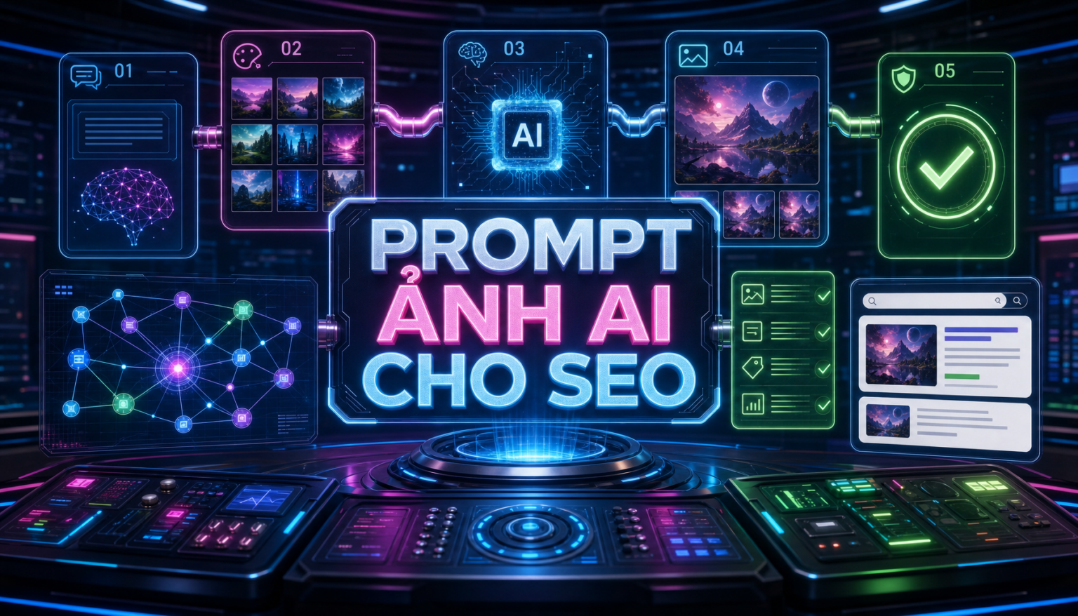 Prompt tạo ảnh AI cho bài SEO: Cách viết dùng được Cách viết prompt tạo ảnh AI dùng được cho bài SEO - PROMPT ẢNH AI CHO SEO