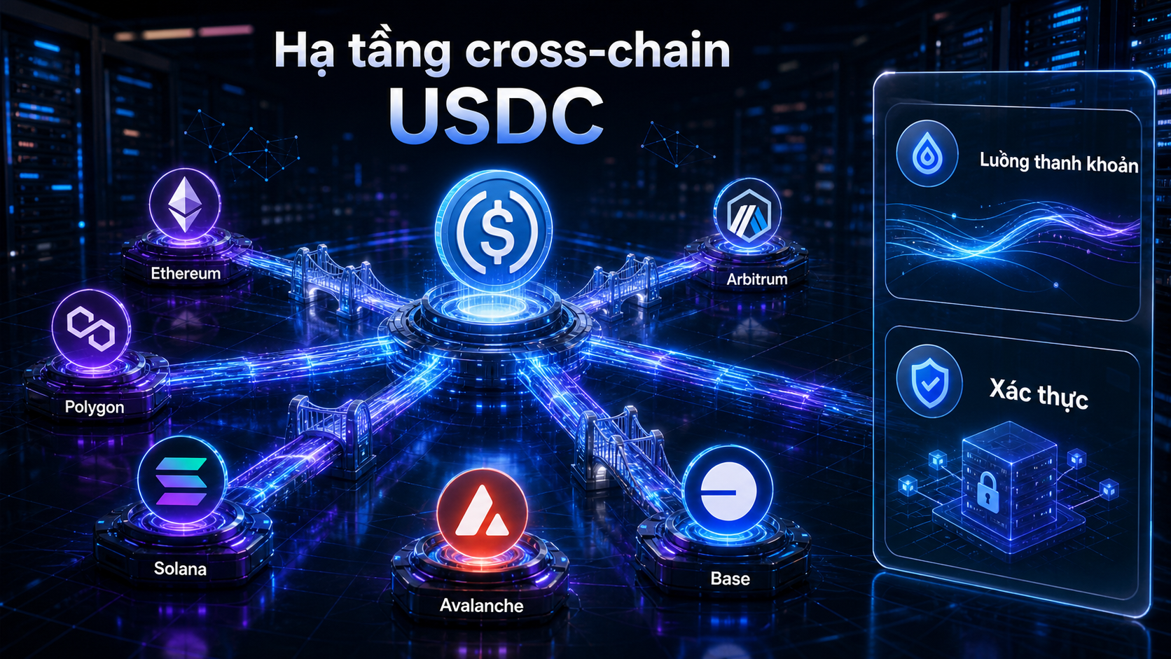 Circle vận hành hạ tầng USDC cross-chain