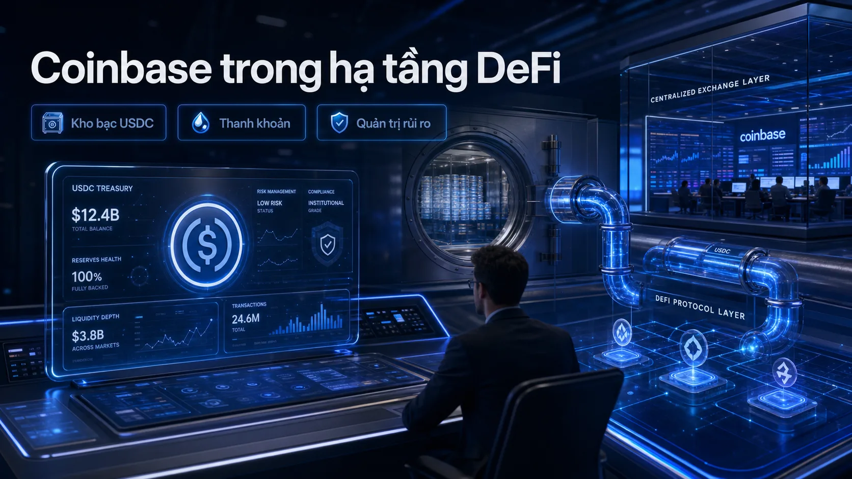 Coinbase mở rộng vai trò trong hạ tầng DeFi