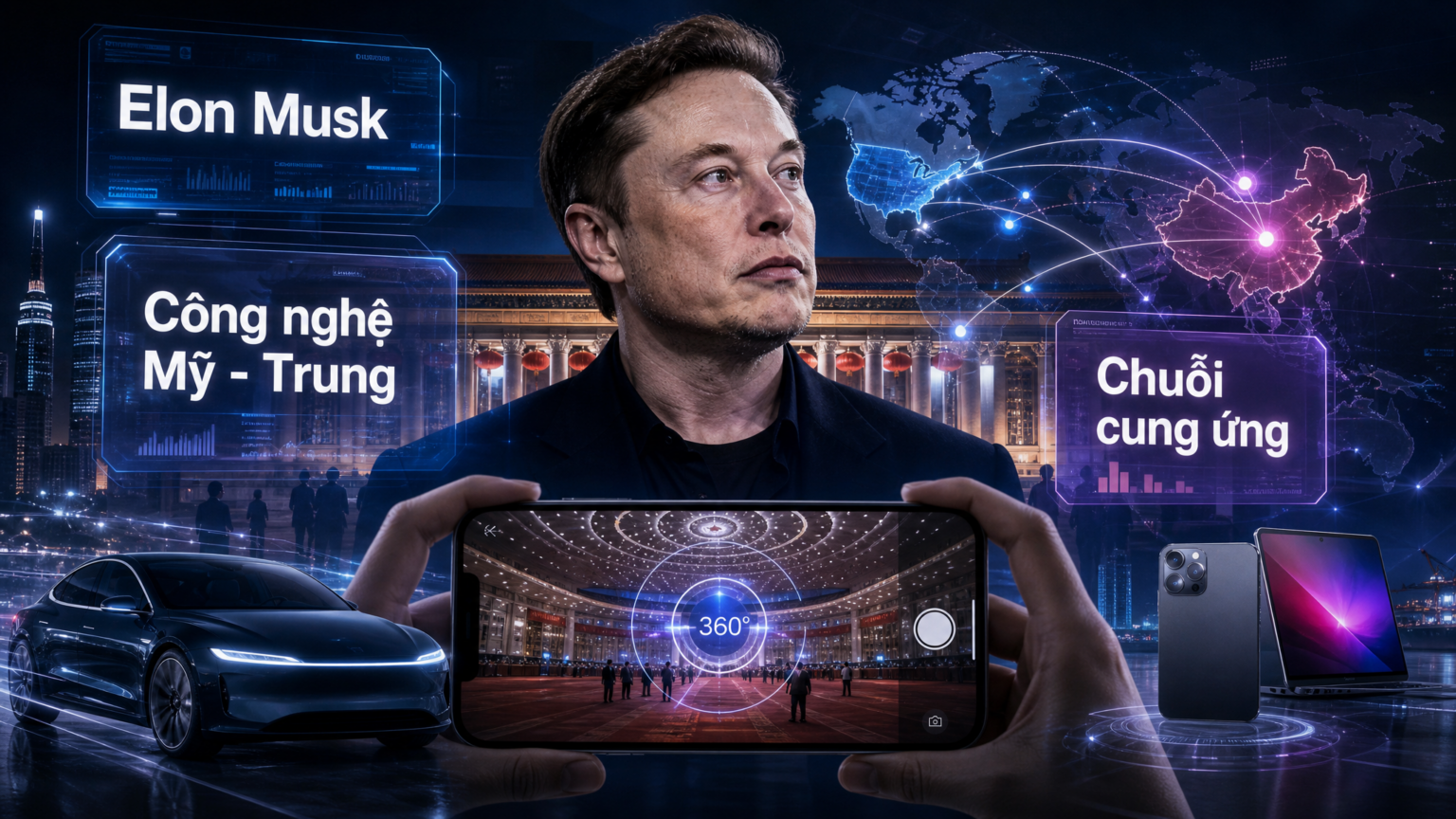 Elon Musk tại Trung Quốc và câu chuyện ngoại giao công nghệ Mỹ Trung