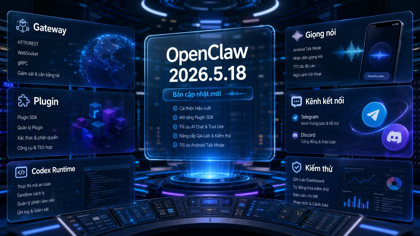 OpenClaw 2026.5.18 có gì mới