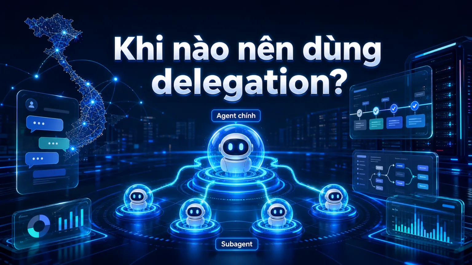 Khi nào nên dùng delegation? trong bài Hermes Subagents và Delegation: chia việc cho AI Agent