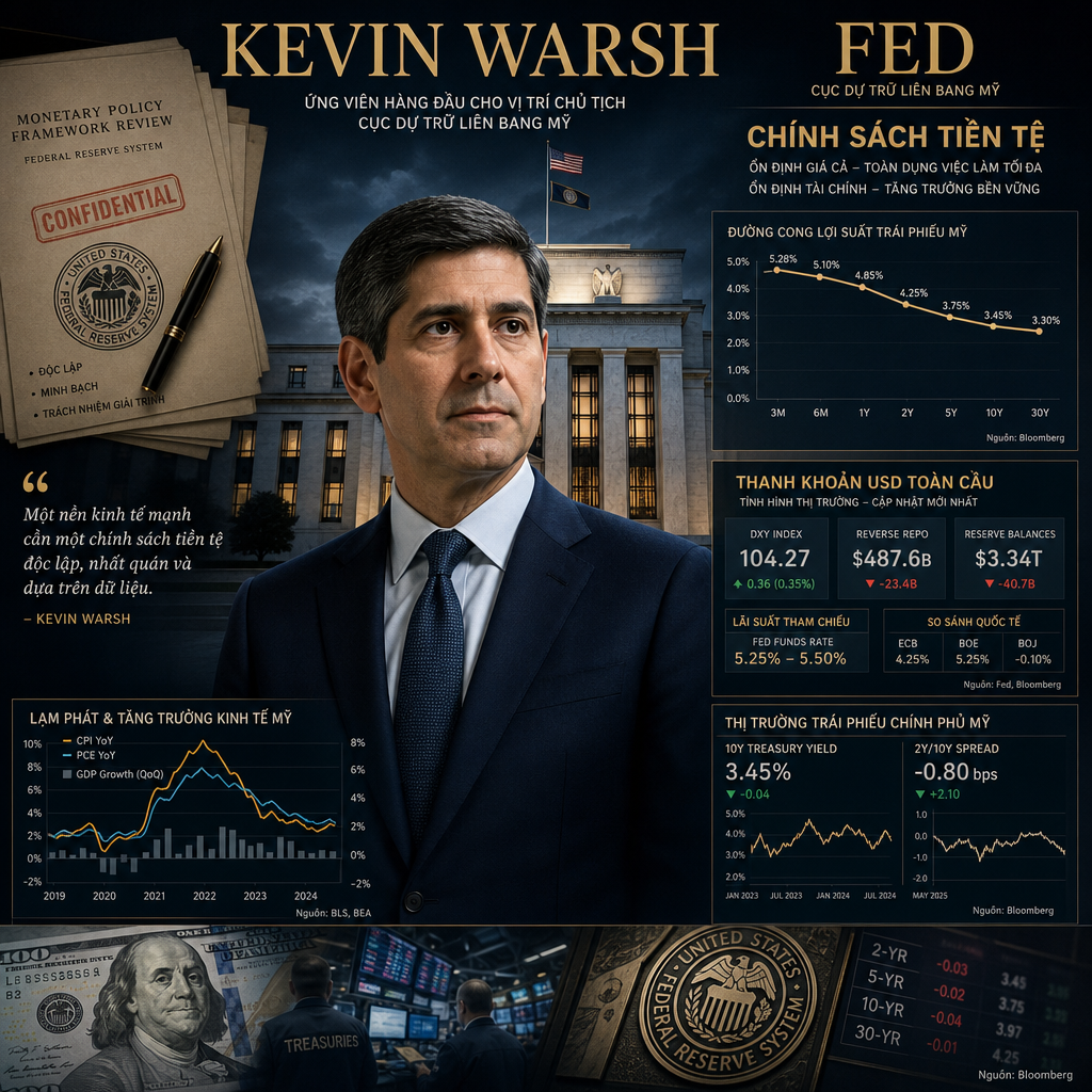 Kevin Warsh và bối cảnh chính sách tiền tệ của Fed